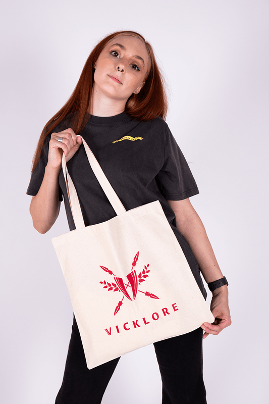 Vicklore Logo Cotton Tote Bag - Vicklore