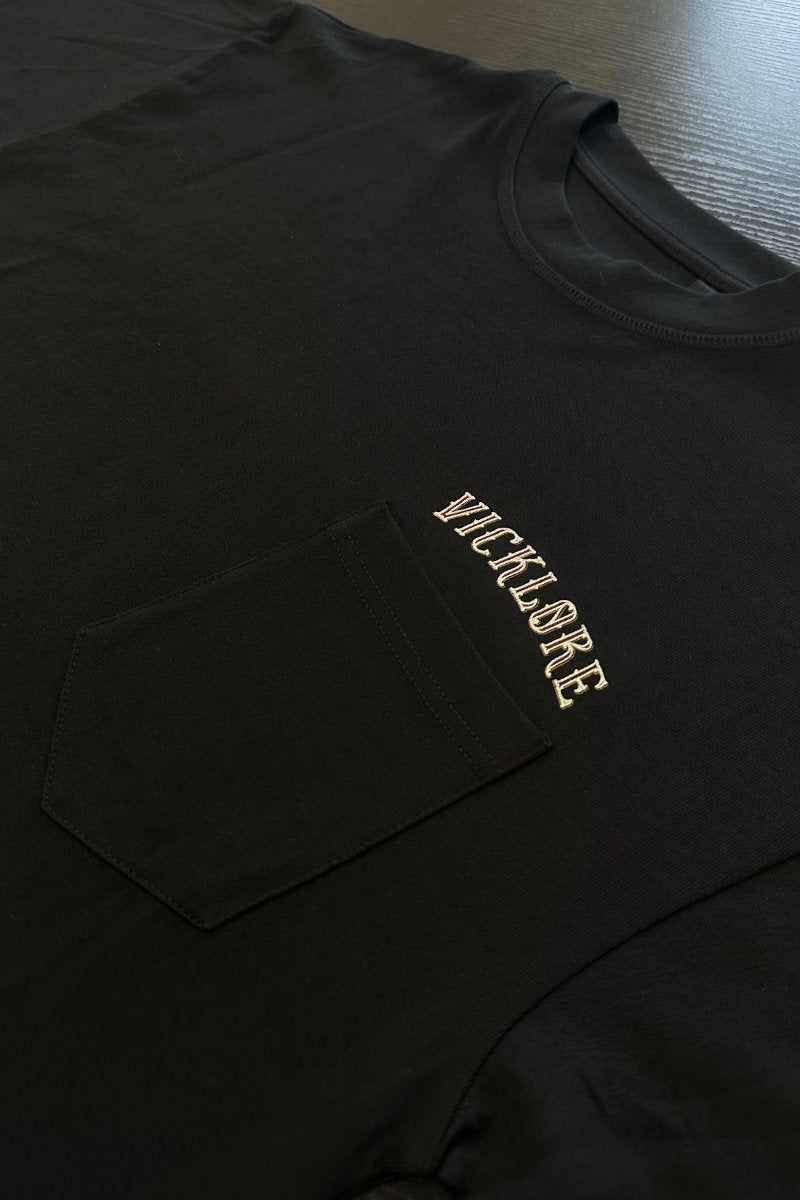 Traditional Sabertooth Relaxed Pocket Tee - Vicklore