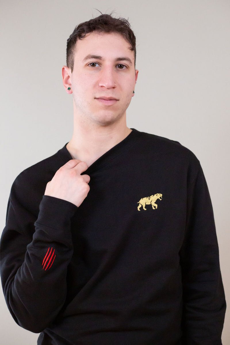 Unisex Sabertooth Clawed Crewneck Sweatshirt - Vicklore