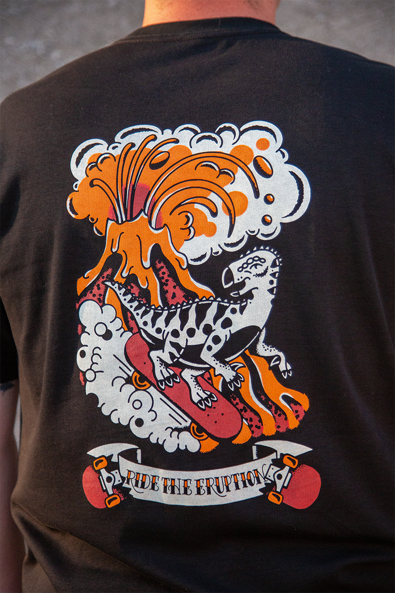 Ride the Eruption Unisex Tee