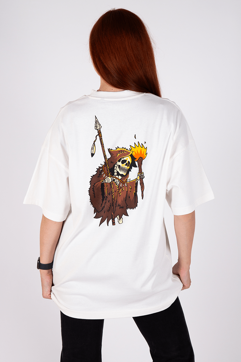 Caveman Reaper Unisex Oversized Tee - Vicklore