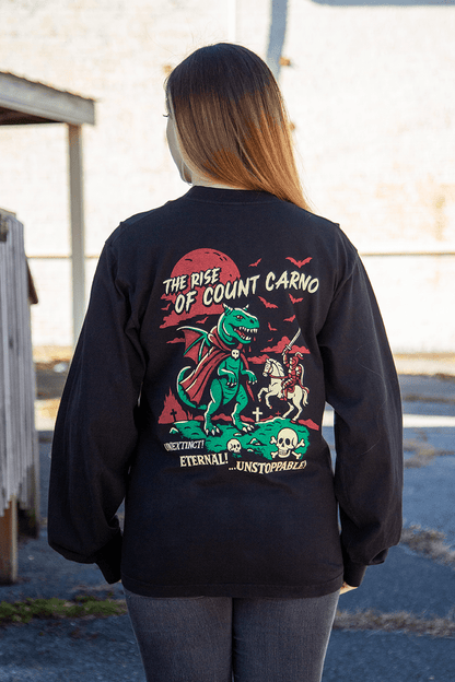 Count Carno Long Sleeve Unisex Tee - Vicklore
