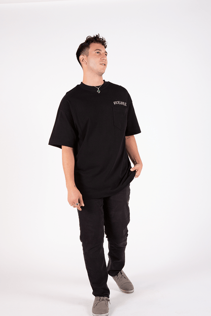 Traditional Sabertooth Relaxed Pocket Tee - Vicklore