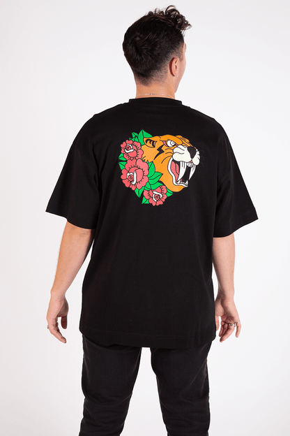 Traditional Sabertooth Relaxed Pocket Tee - Vicklore