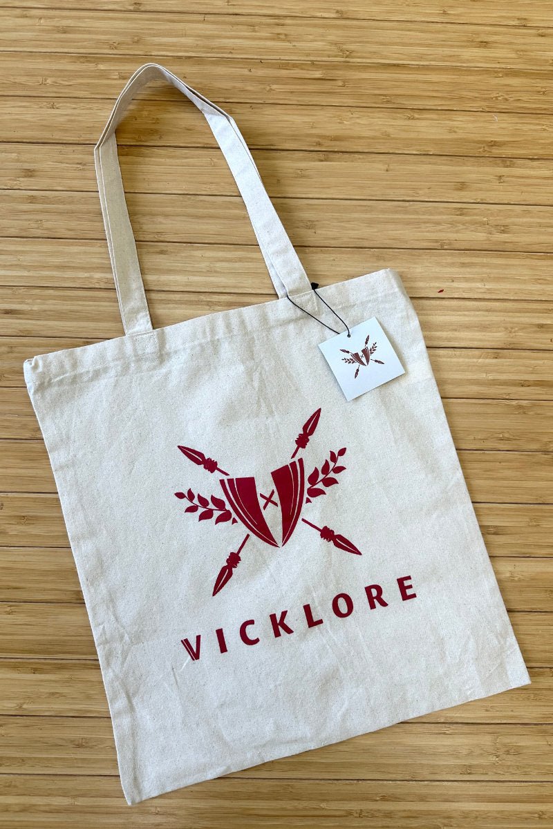 Vicklore Logo Cotton Tote Bag - Vicklore